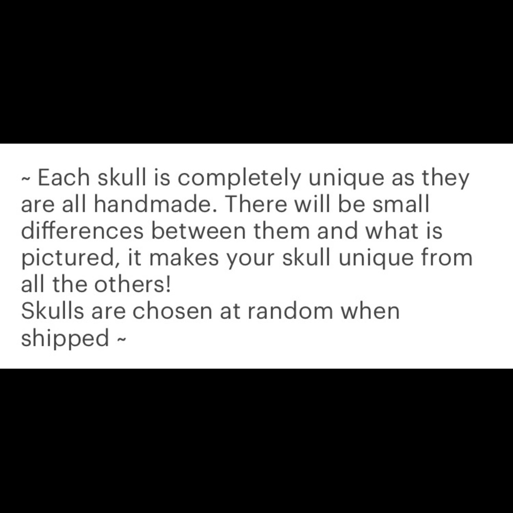 Cute Spooky Handmade Skull Decoration! - Picture 12 of 12